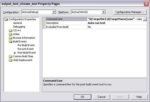 project property page